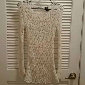 White crochet dress/tunic
